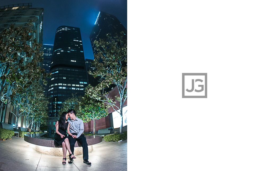 Downtown Los Angeles Engagement Photography