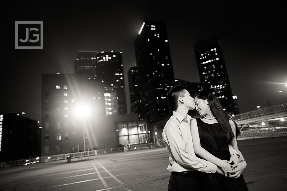 Downtown Los Angeles Engagement Photography