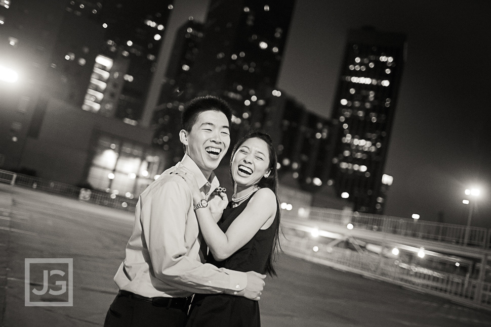 Downtown Los Angeles Engagement Photography