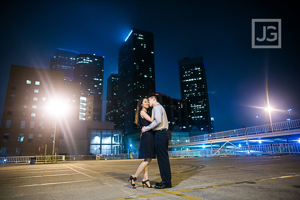 Downtown Los Angeles Engagement Photography