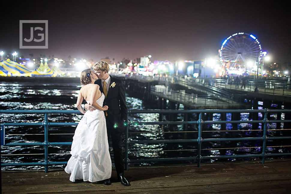 Santa Monica Pier Wedding Photos