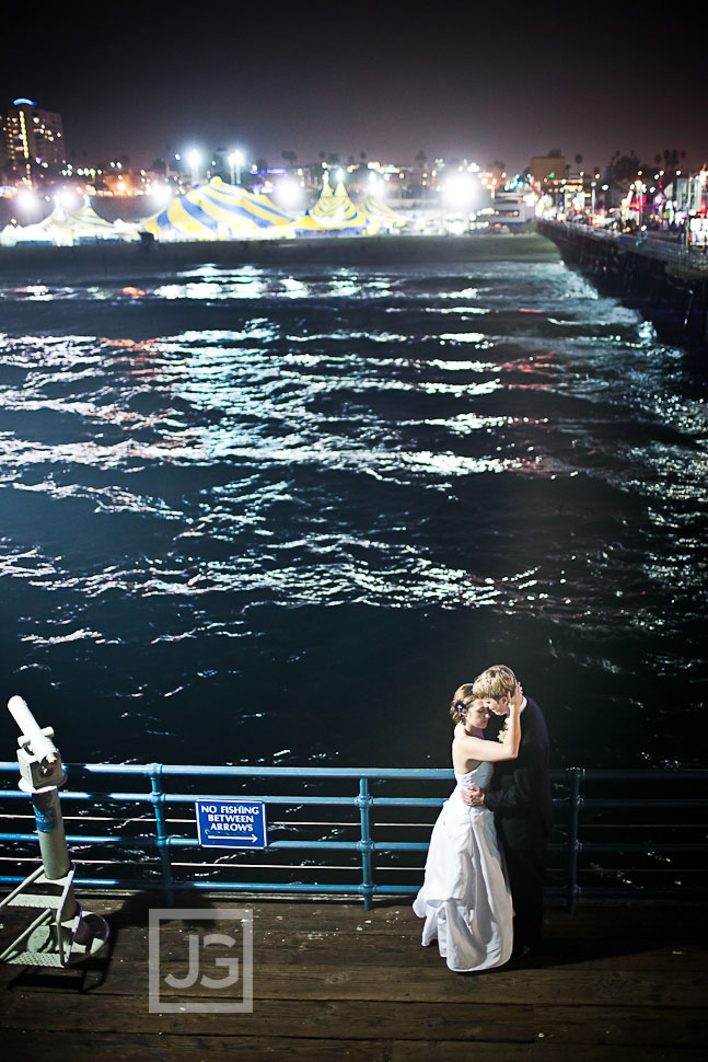 Santa Monica Pier Wedding Photography