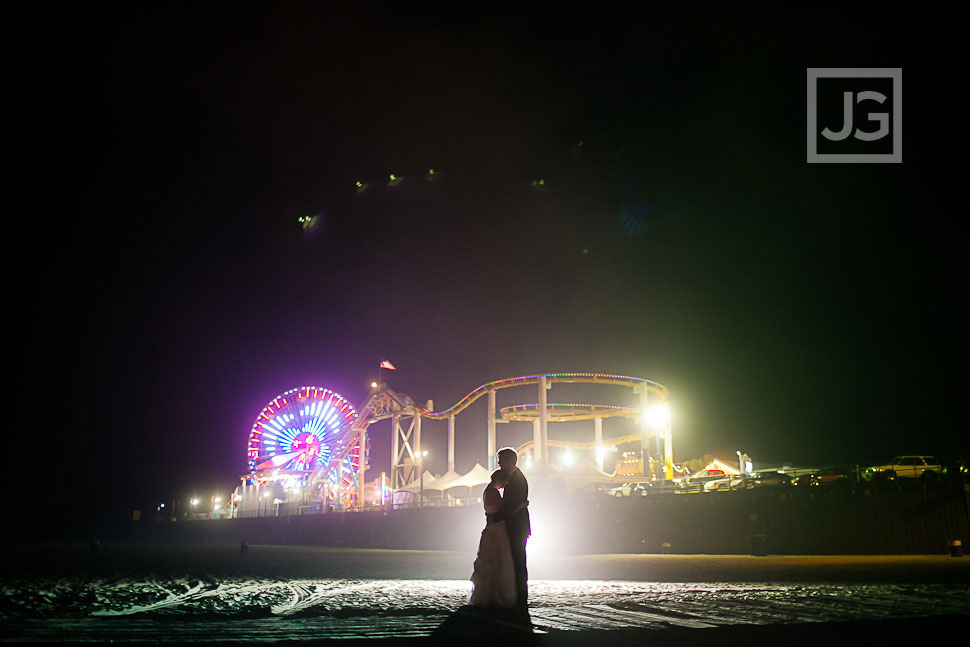 Santa Monica Pier Wedding Photography