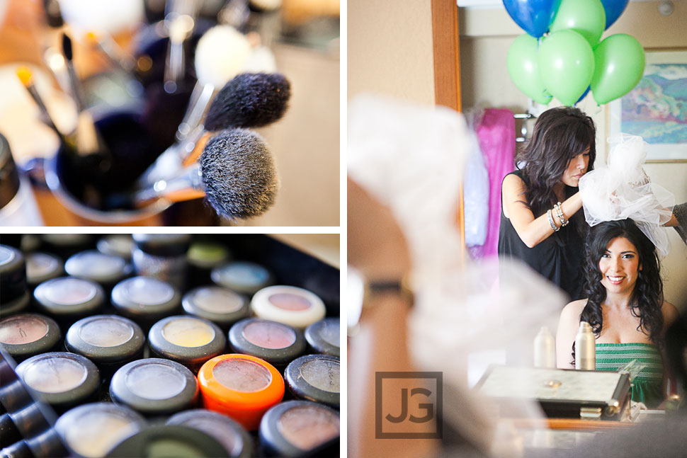 Holiday Inn, Long Beach Airport Wedding Preparation