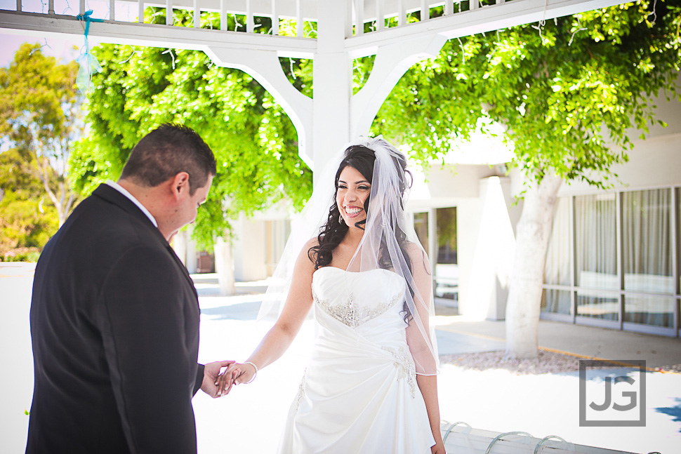 Holiday Inn, Long Beach Airport Wedding First Look