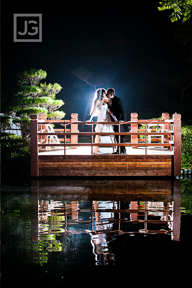 Night Wedding Photos Japanese Garden