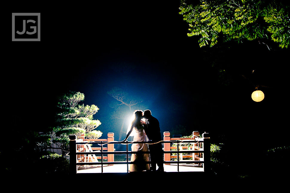 Night Wedding Photos Japanese Garden