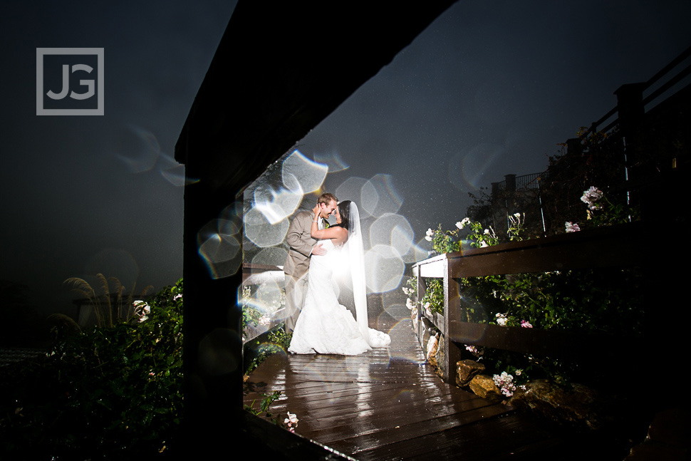 Wedding Photography at Serendipity Garden rain