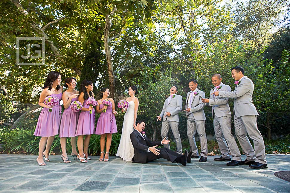 Skirball Wedding Party Photo