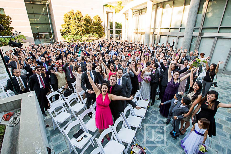 Skirball Whole Wedding Photo of all the guests