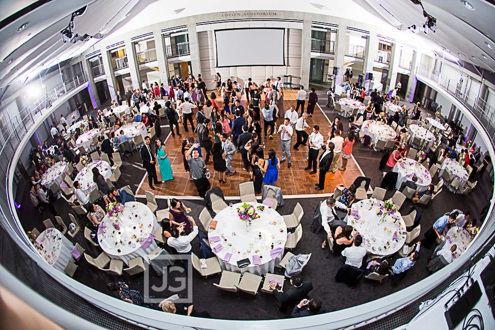 Skirball Wedding Reception fisheye