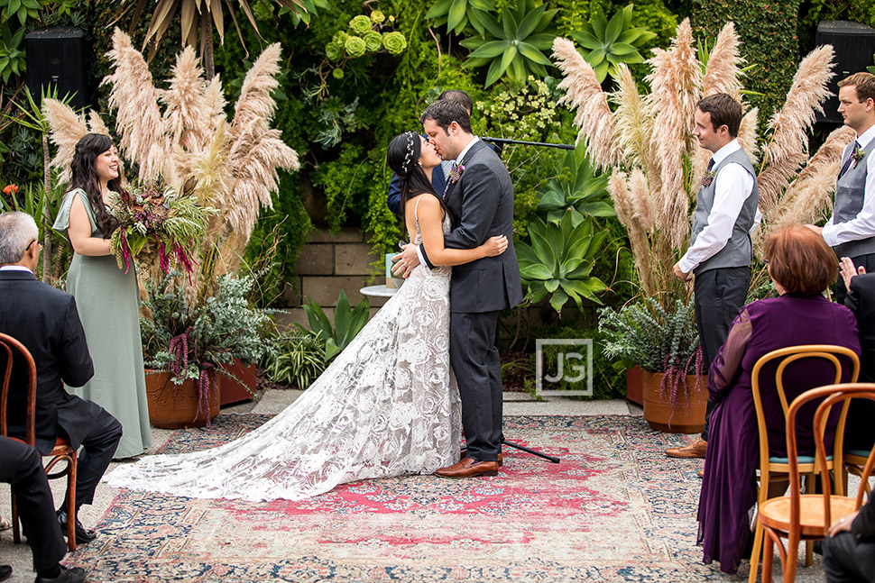 Wedding First Kiss