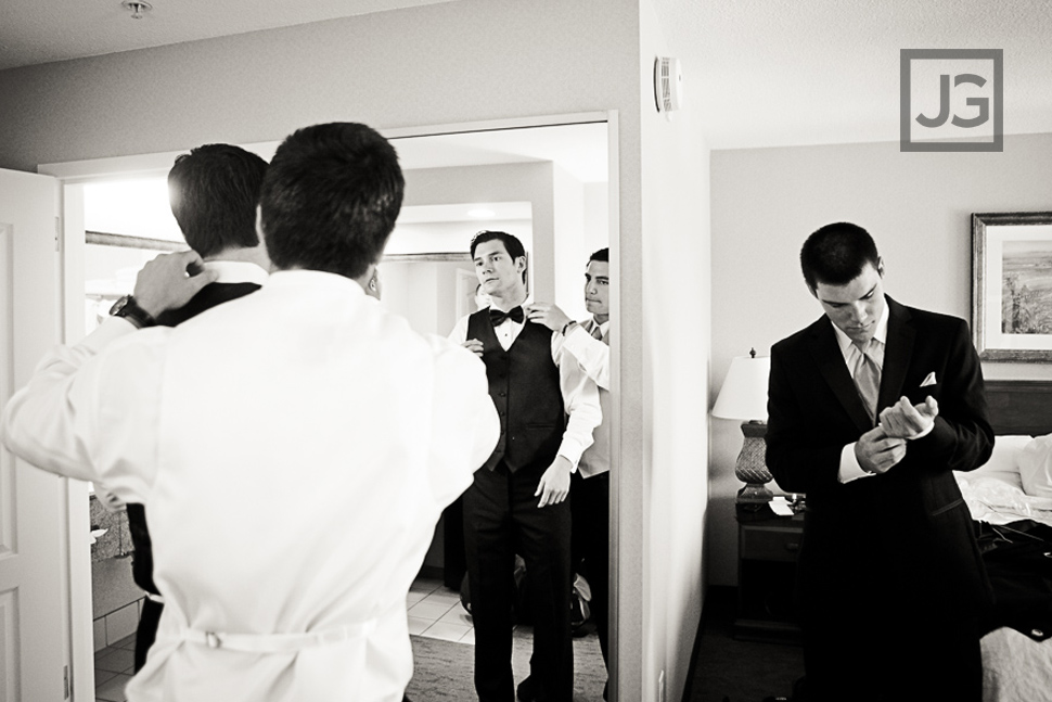 Camarillo Hampton Inn Wedding Preparation