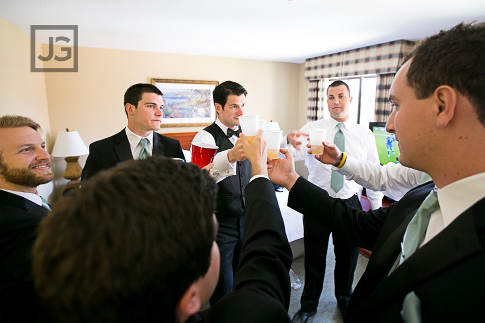 Camarillo Hampton Inn Wedding Preparation