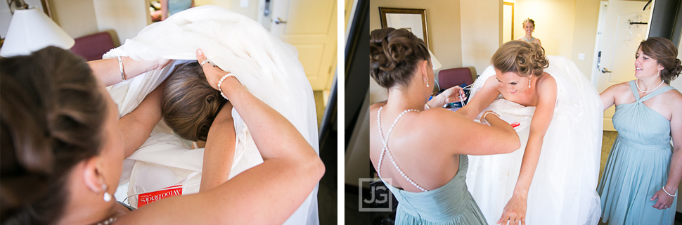 Camarillo Hampton Inn Wedding Preparation