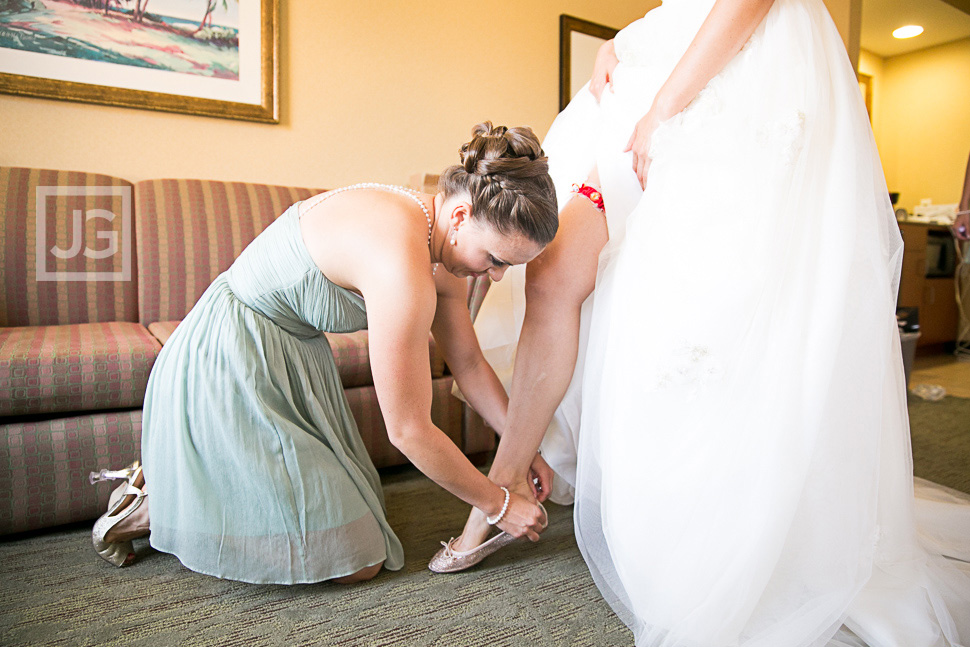 Camarillo Hampton Inn Wedding Preparation