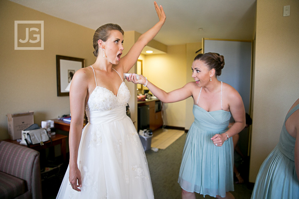 Camarillo Hampton Inn Wedding Preparation