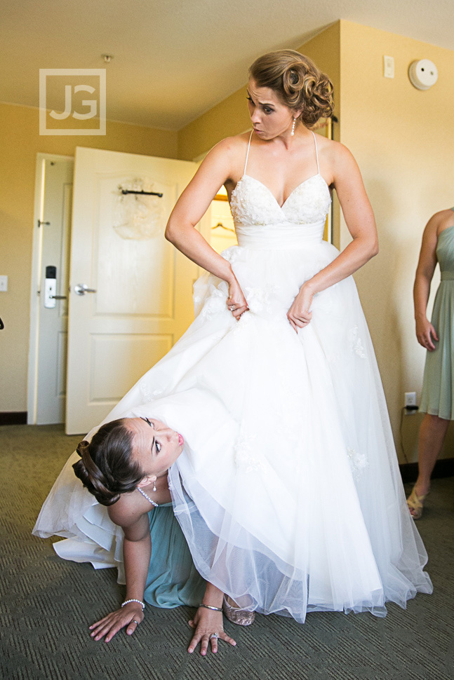 Camarillo Hampton Inn Wedding Preparation