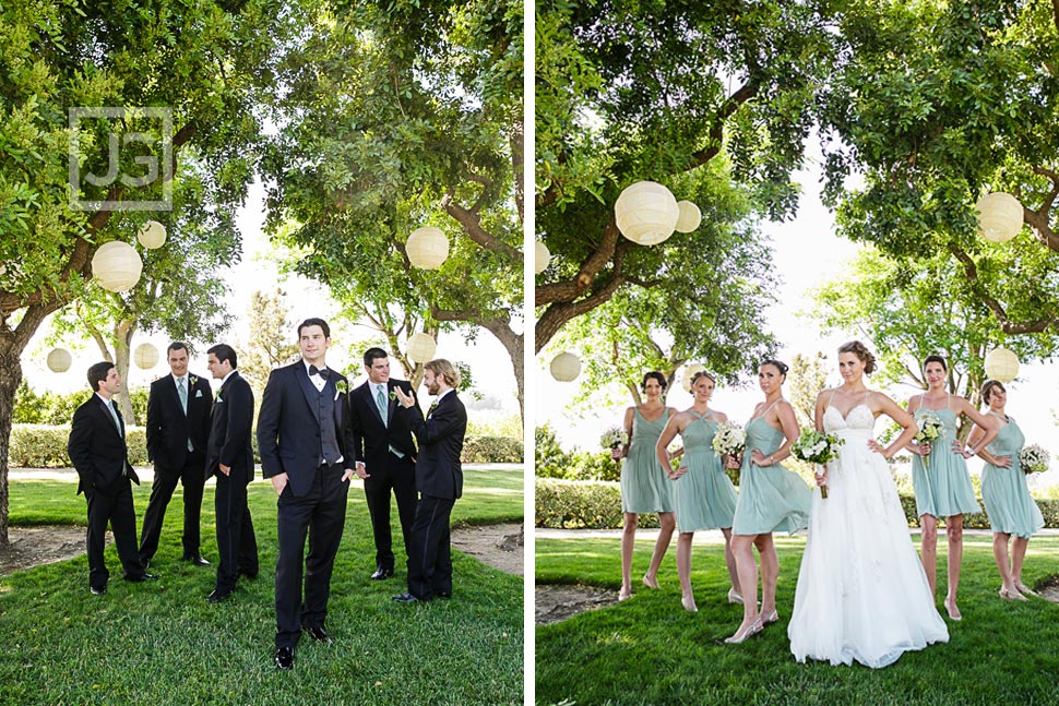 Spanish Hills Wedding Party Photos