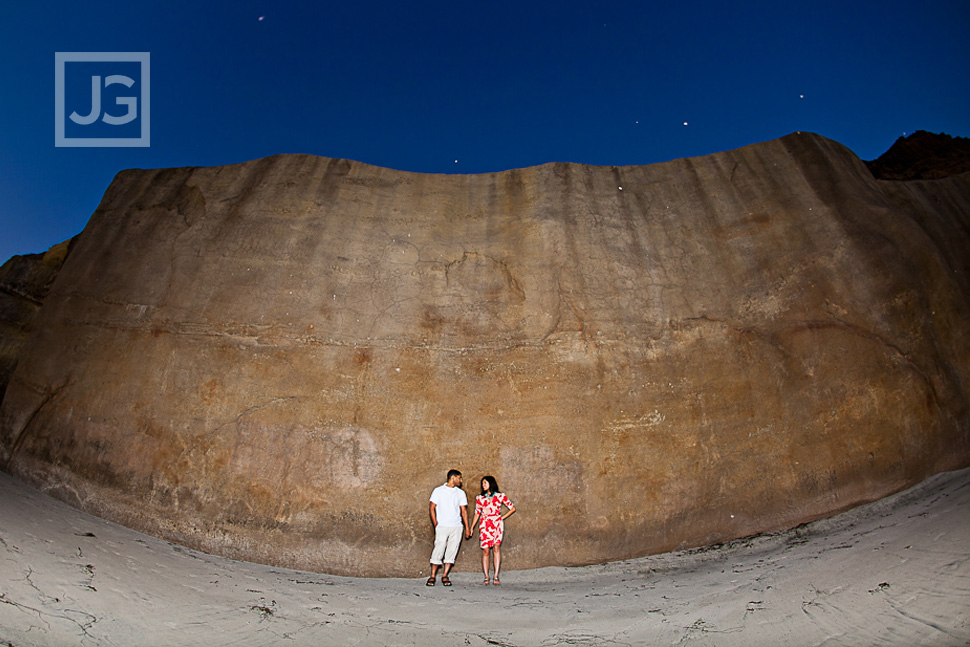 San Diego Cliffs Engagement Photos