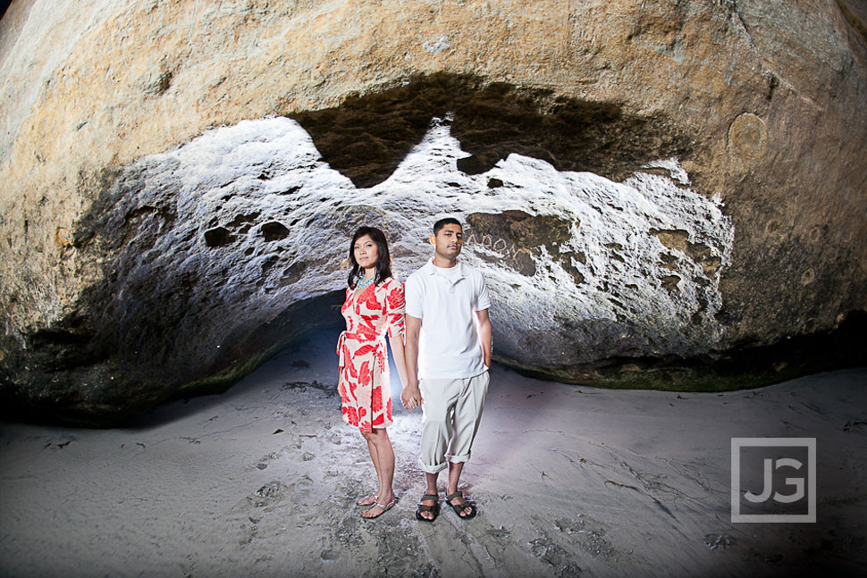 San Diego Cliffs Engagement Photos
