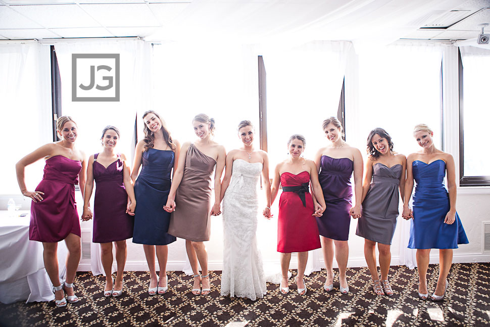 Wedding Party at the Vineyards