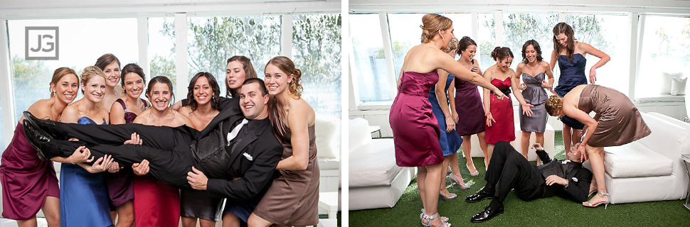 Wedding Party at the Vineyards