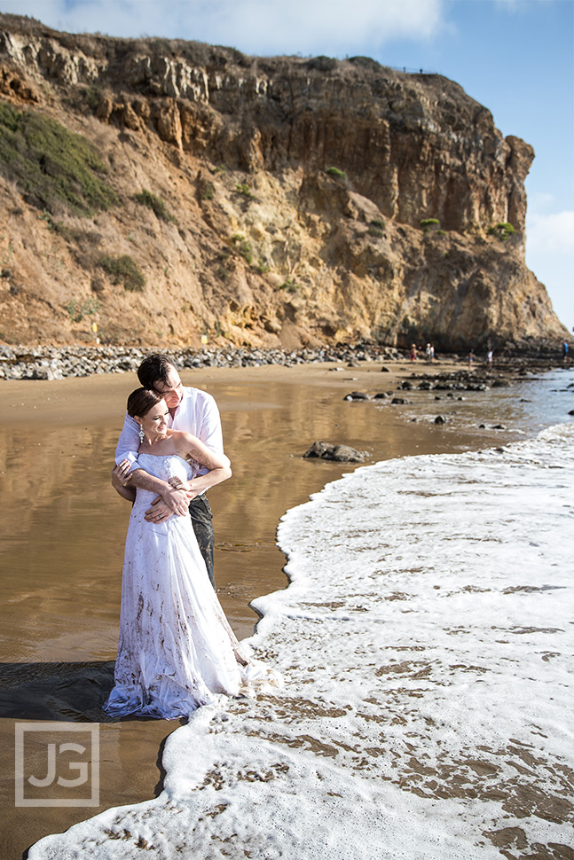 Trash the Dress at Abalone Cove