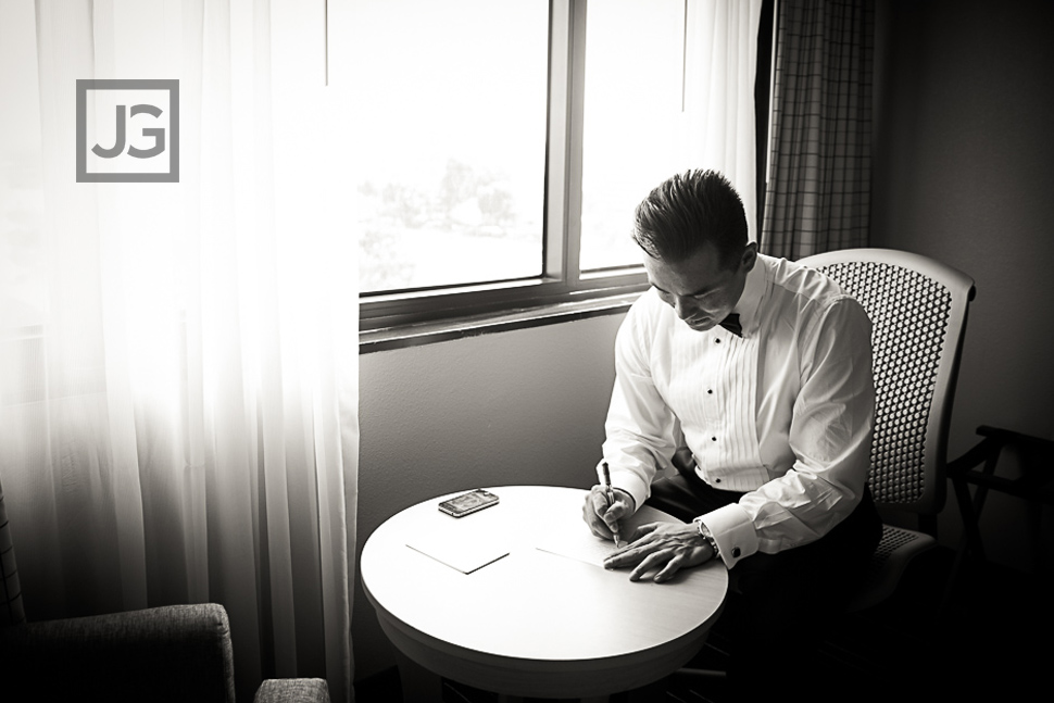 Wedding Preparation at the Wyndham Irvine