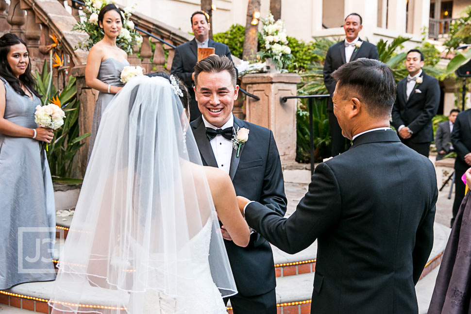 Turnip Rose Wedding Ceremony
