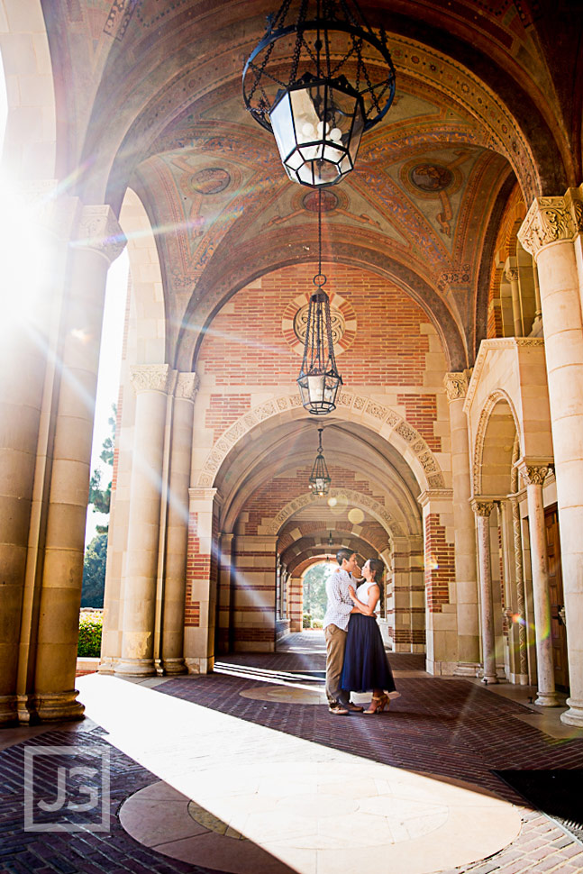 Royce Hall at UCLA Engagement Photo