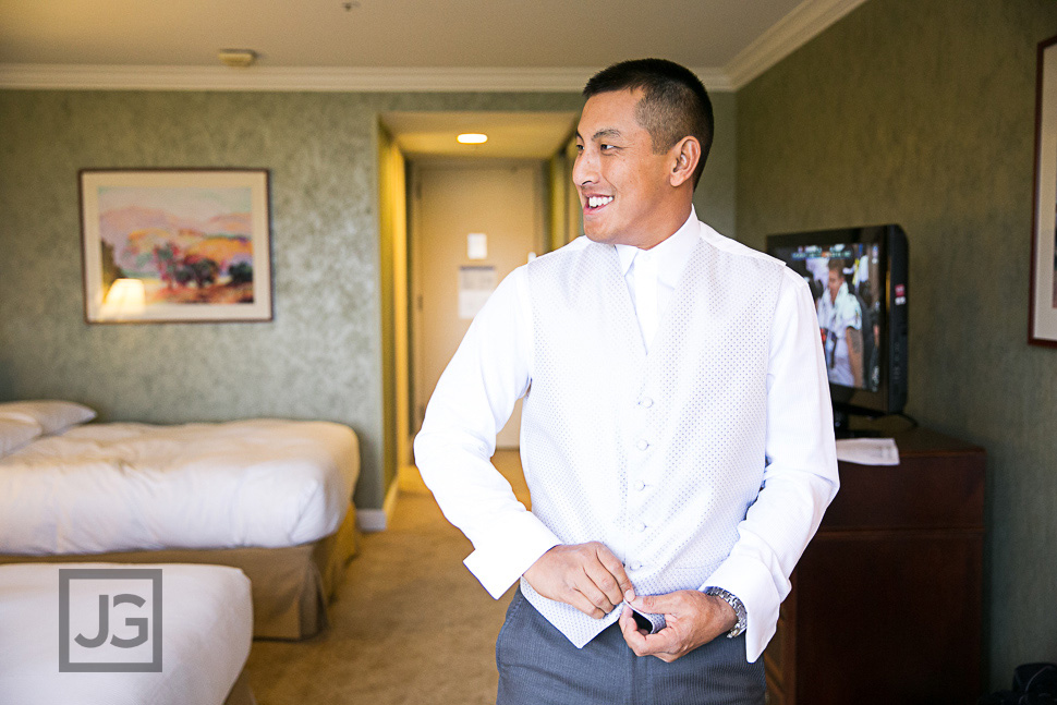 Hilton Universal City Wedding Preparation