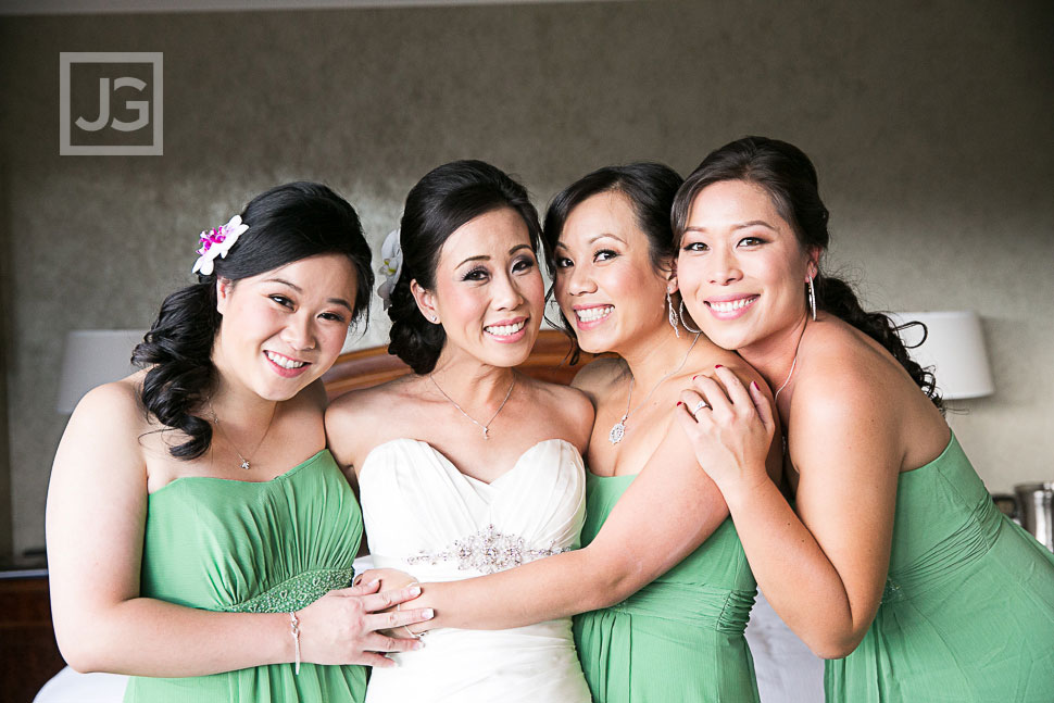 Hilton Universal City Wedding Bridesmaids