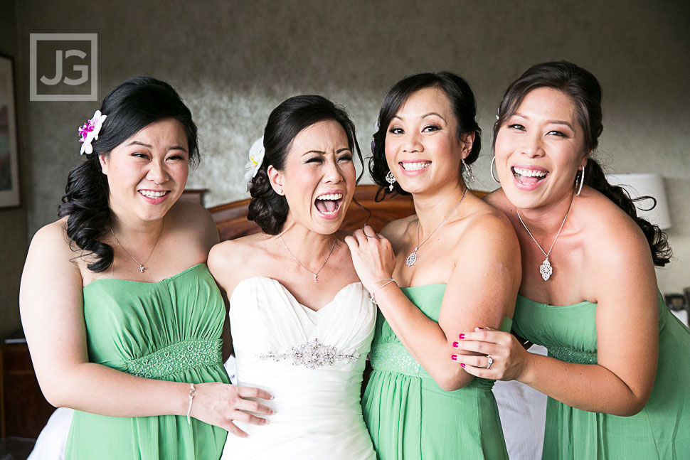 Hilton Universal City Wedding Bridesmaids