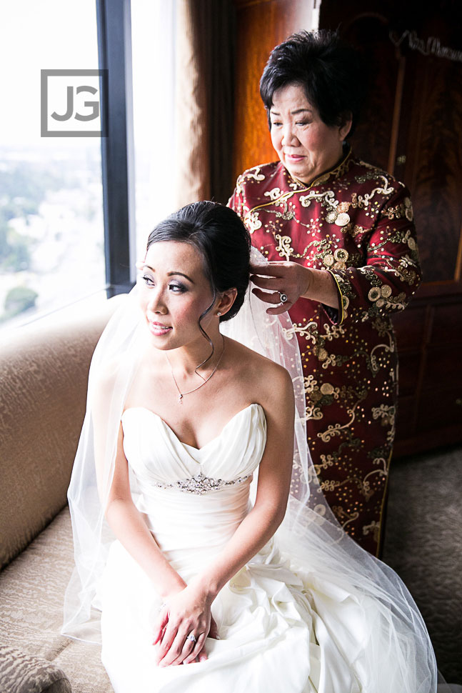 Hilton Universal City Wedding Preparation