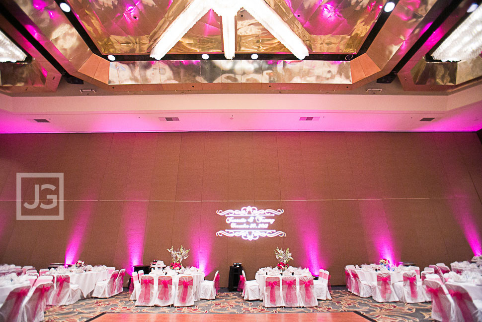 Hilton Universal City Wedding Reception
