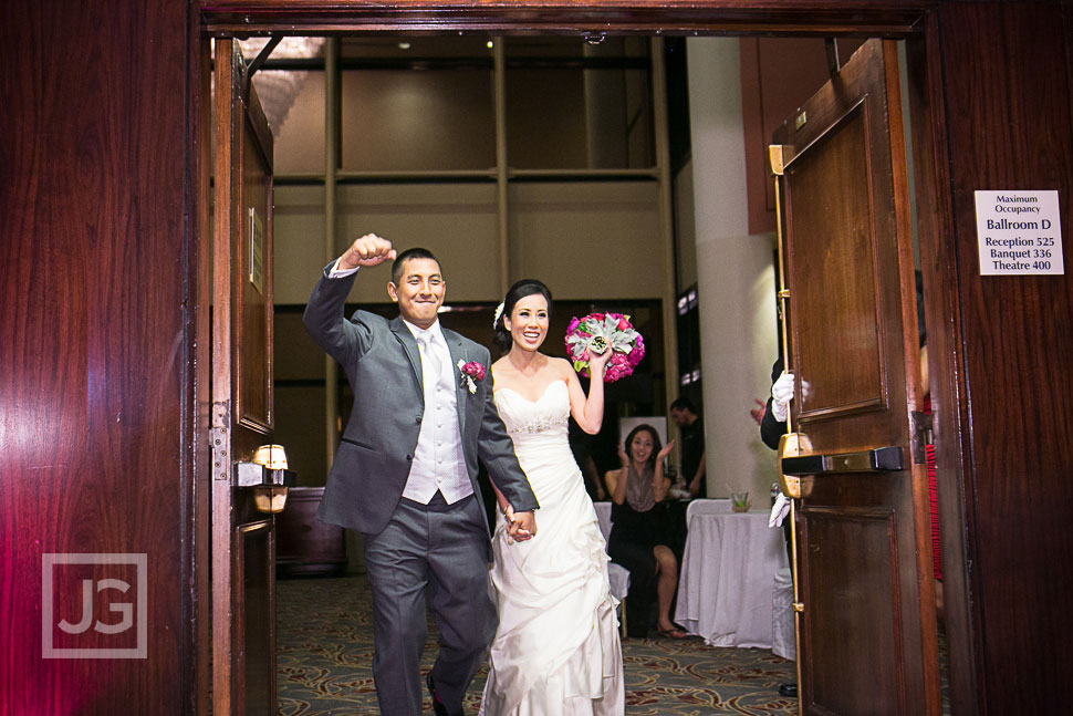 Hilton Universal City Wedding Reception