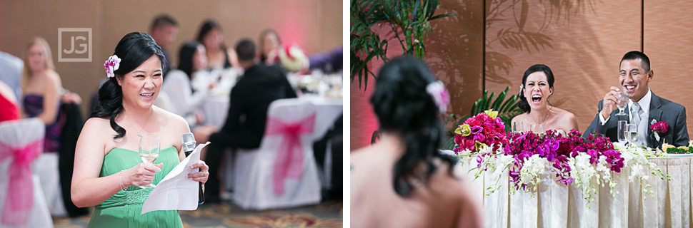 Hilton Universal City Wedding Reception
