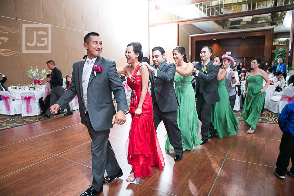 Hilton Universal City Wedding Reception Dancing