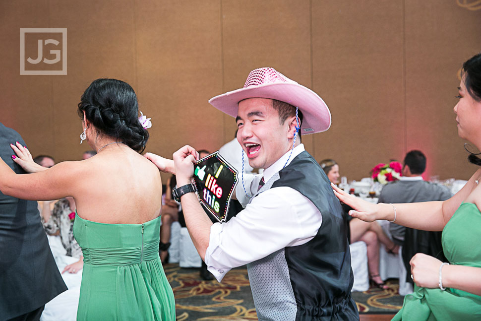 Hilton Universal City Wedding Reception Dancing