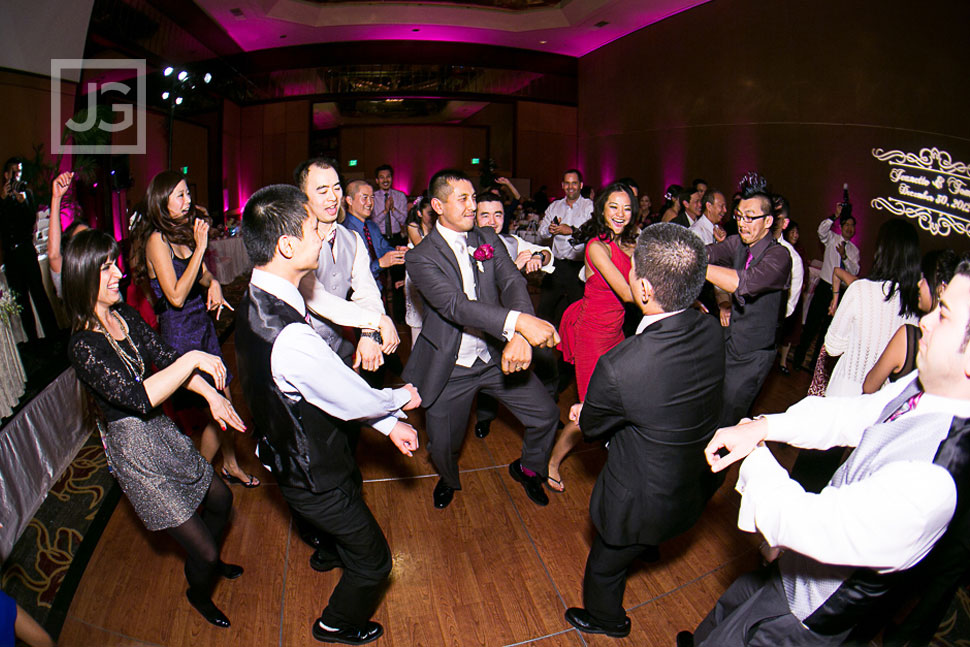 Hilton Universal City Wedding Reception Dancing