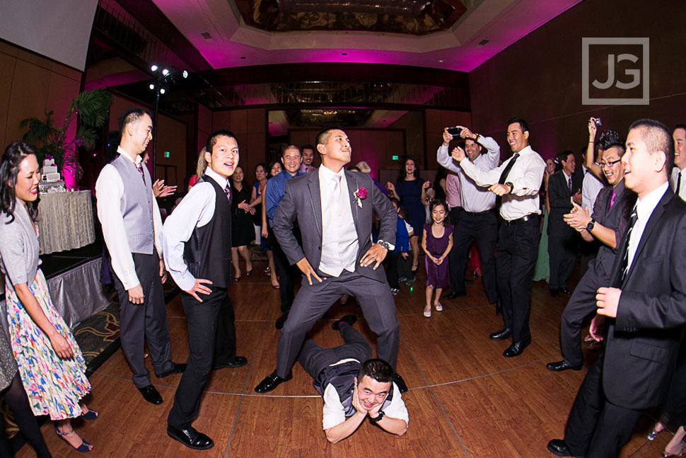 Hilton Universal City Wedding Reception Dancing