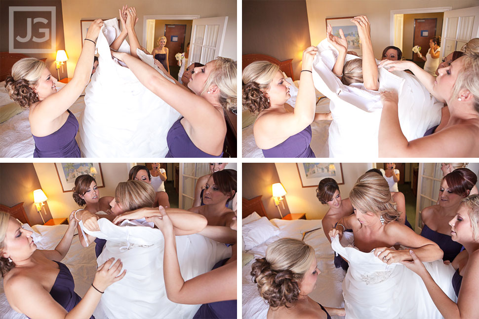 Hampton Inn San Clemente Wedding Preparation