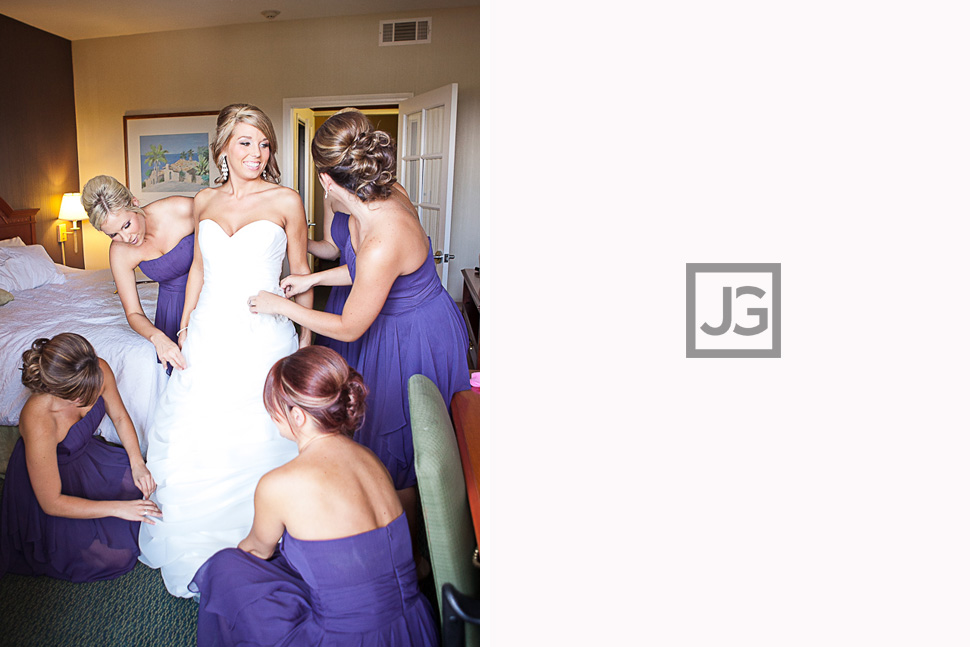 Hampton Inn San Clemente Wedding Preparation