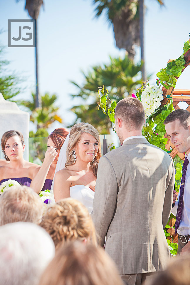 San Clemente Historic Cottage Wedding Ceremony