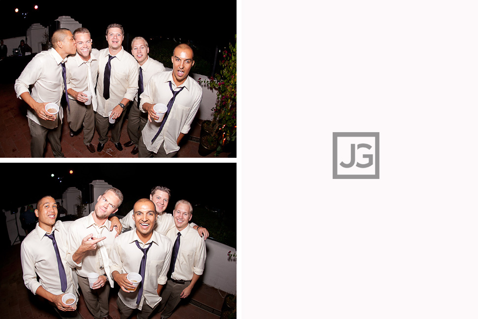 San Clemente Historic Cottage Wedding Reception Dancing