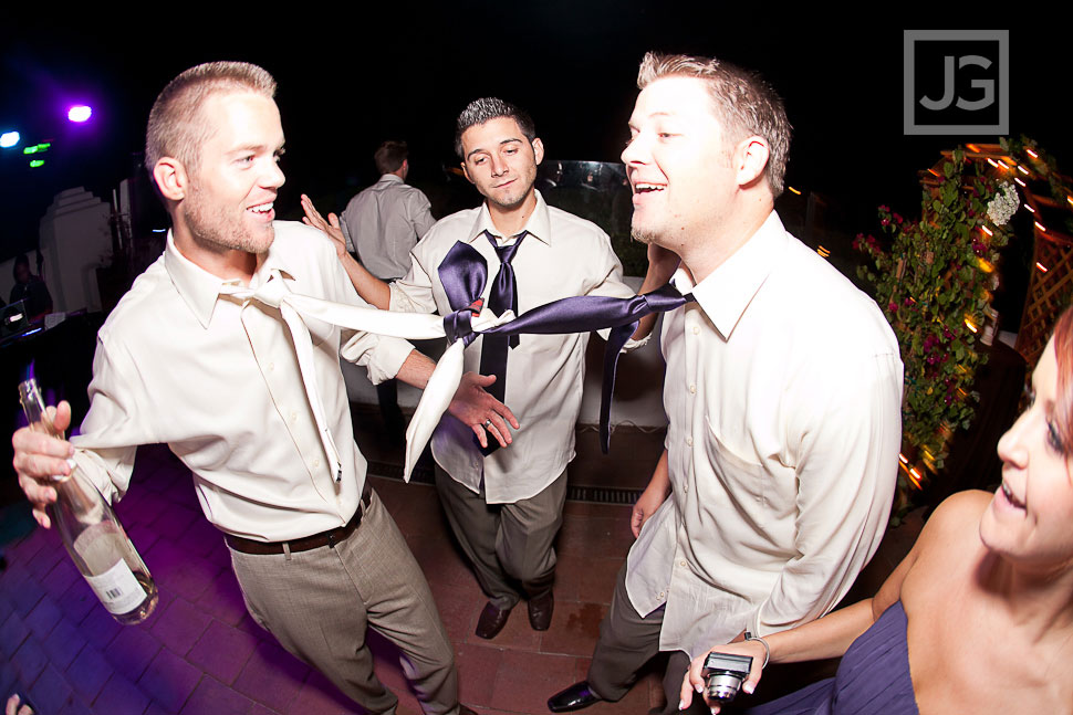 San Clemente Historic Cottage Wedding Reception Dancing