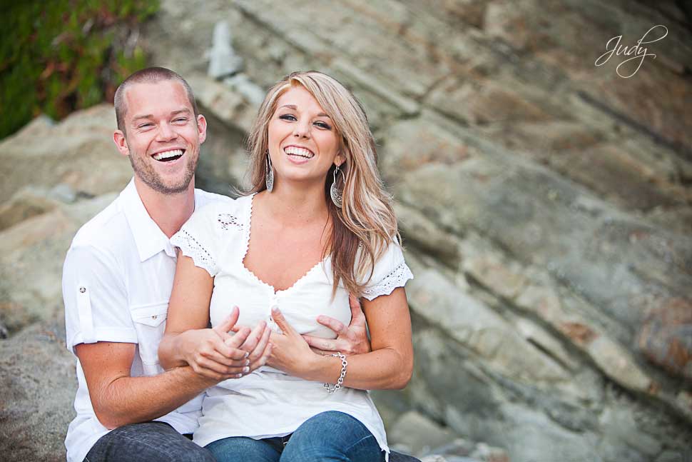 Laguna Beach Engagement Photography Funny