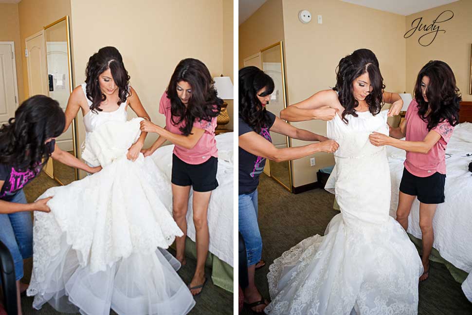Hampton Inn Camarillo Wedding Preparation