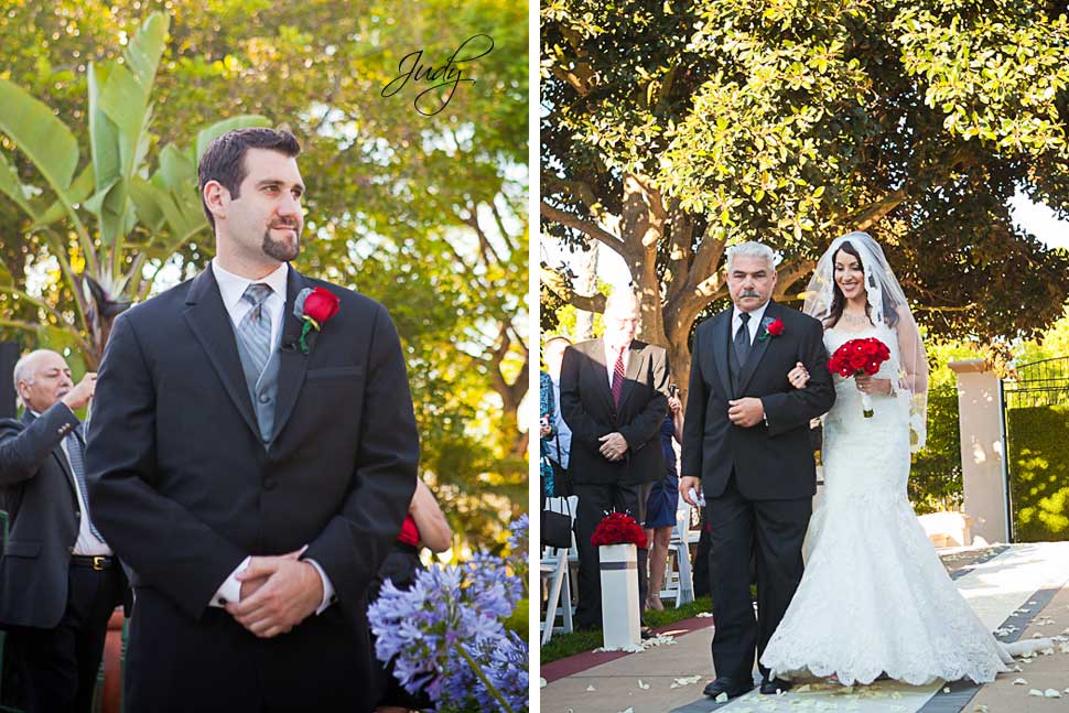 Spanish Hills wedding ceremony
